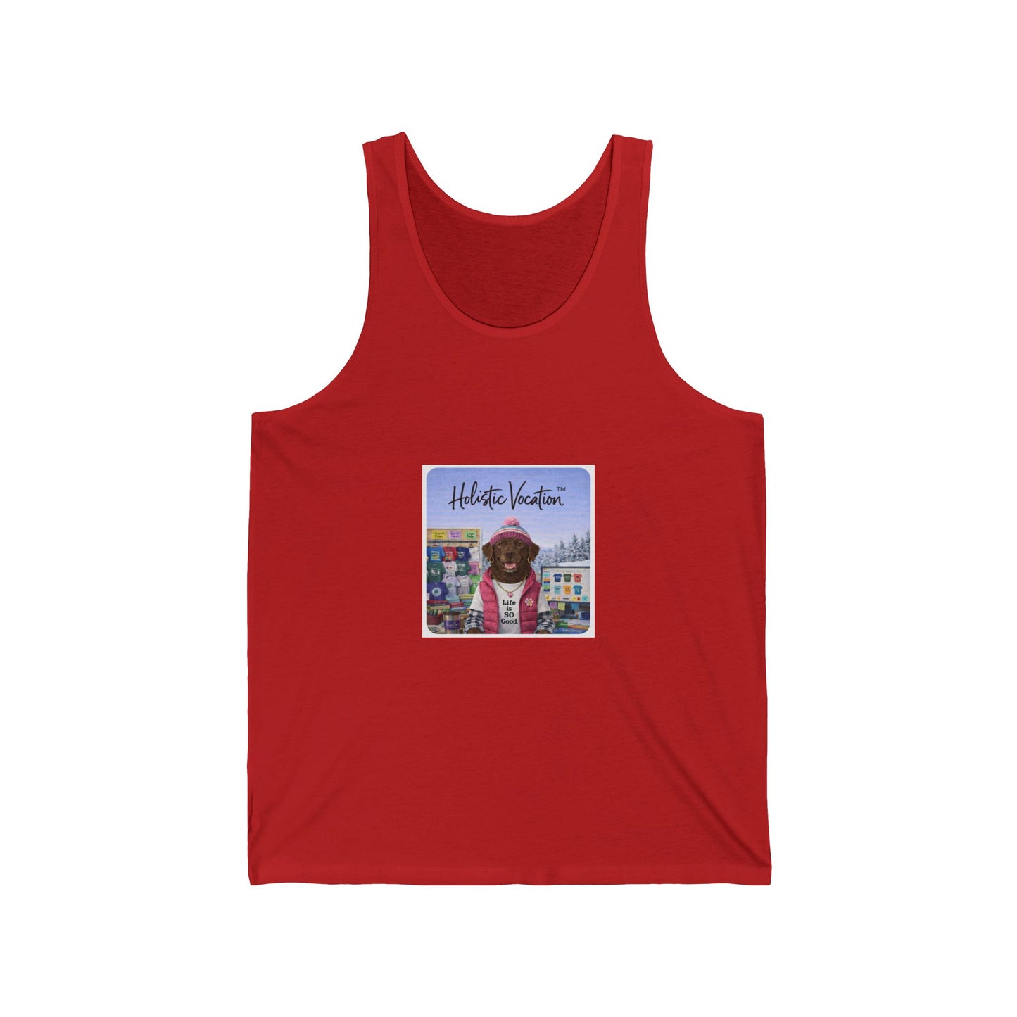 Honor your vocation Dog Tank Top — Cute Pup Beach Travel Graphic Tank