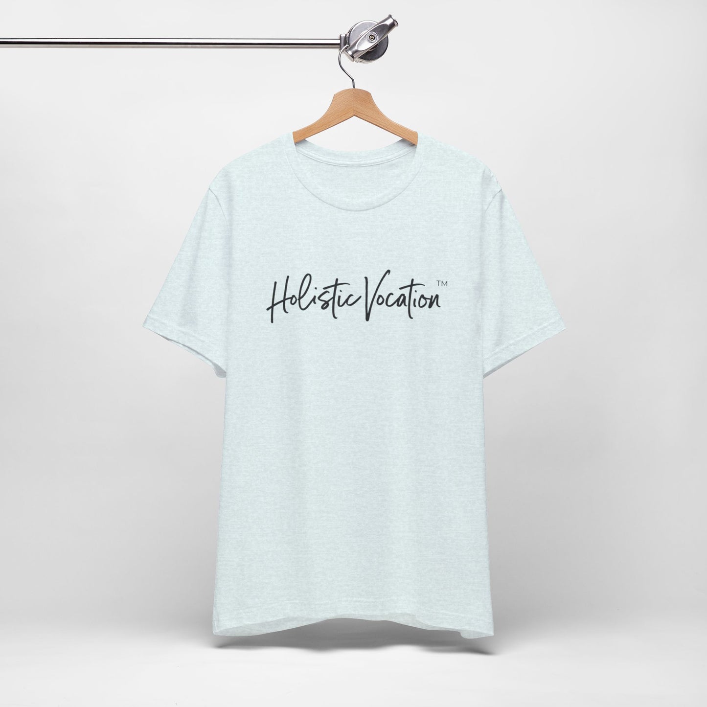 Holistic Vocation Tee — Minimal Script Spiritual Wellness T‑Shirt