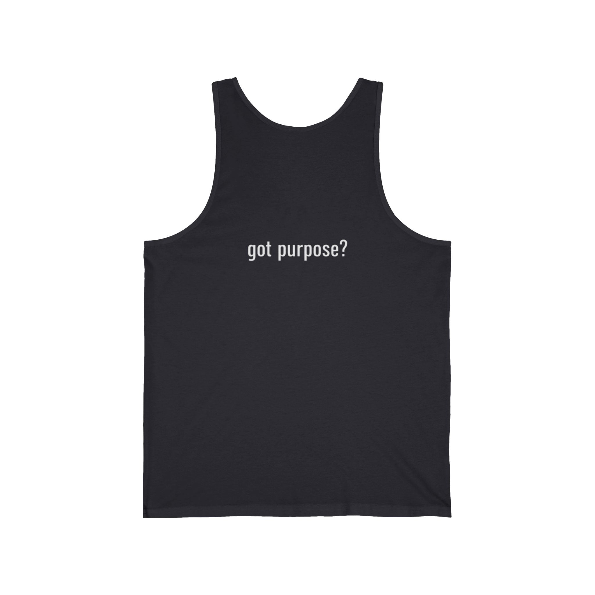 Holistic Vocation Tank Top — "got purpose?" Motivational Graphic Tank