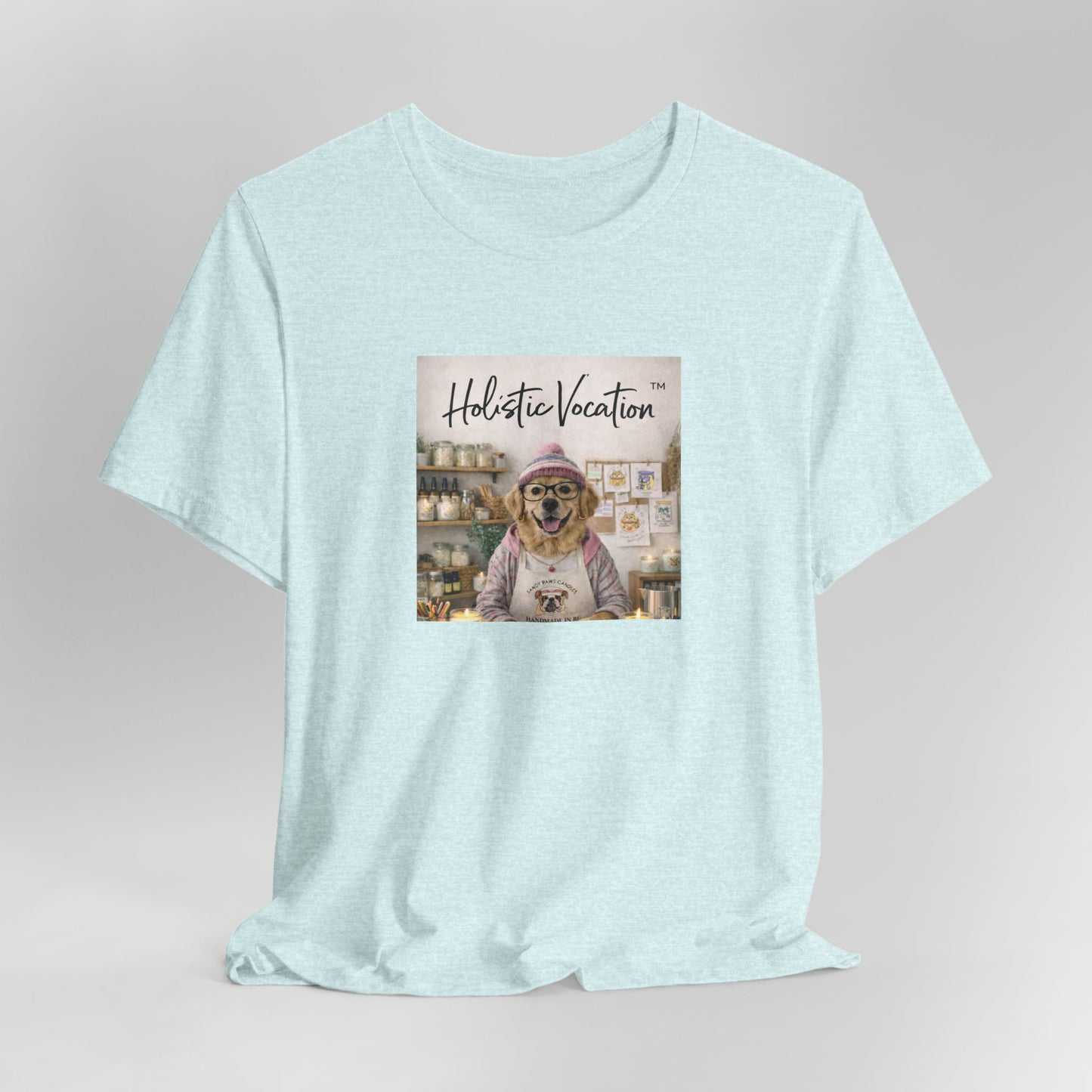 Dog Baker T‑Shirt — "Holistic Vocation" Cute Puppy Baker Graphic Tee