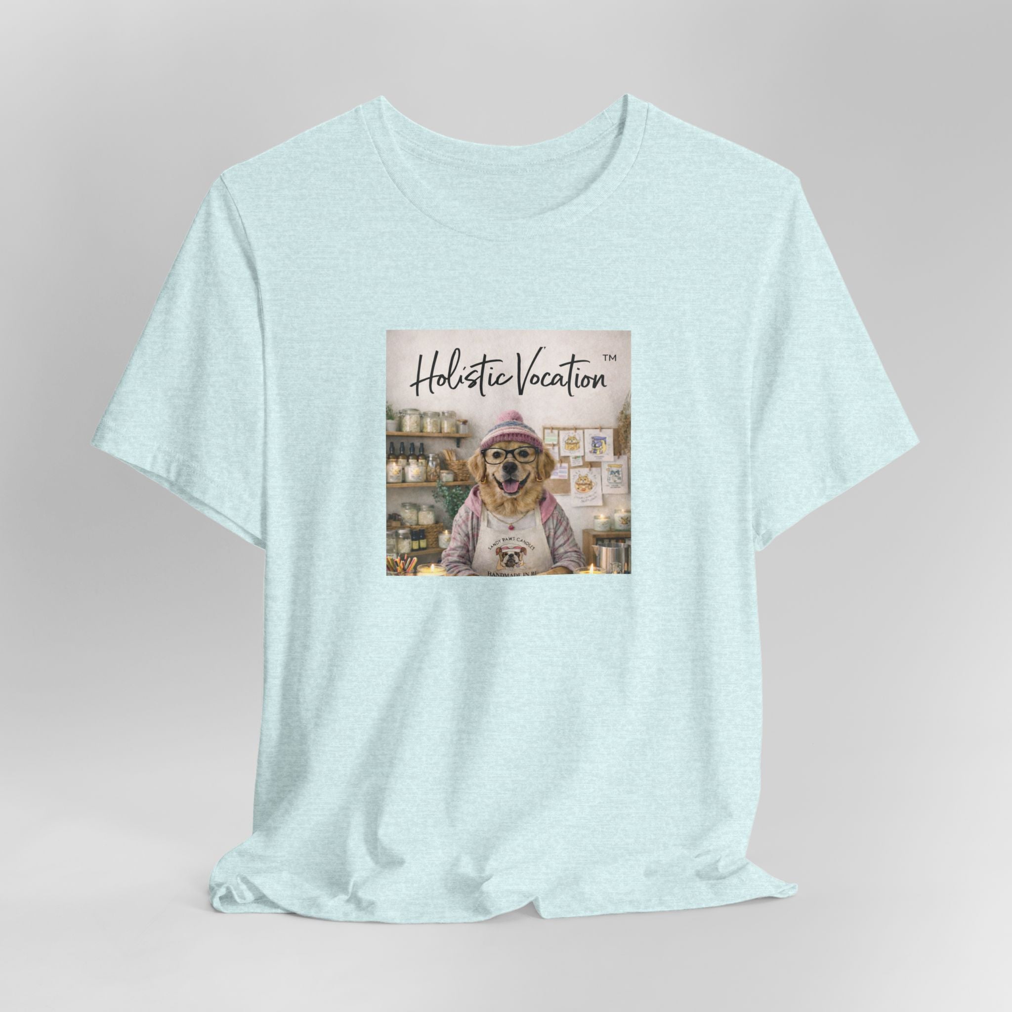 Dog Baker T‑Shirt — "Holistic Vocation" Cute Puppy Baker Graphic Tee