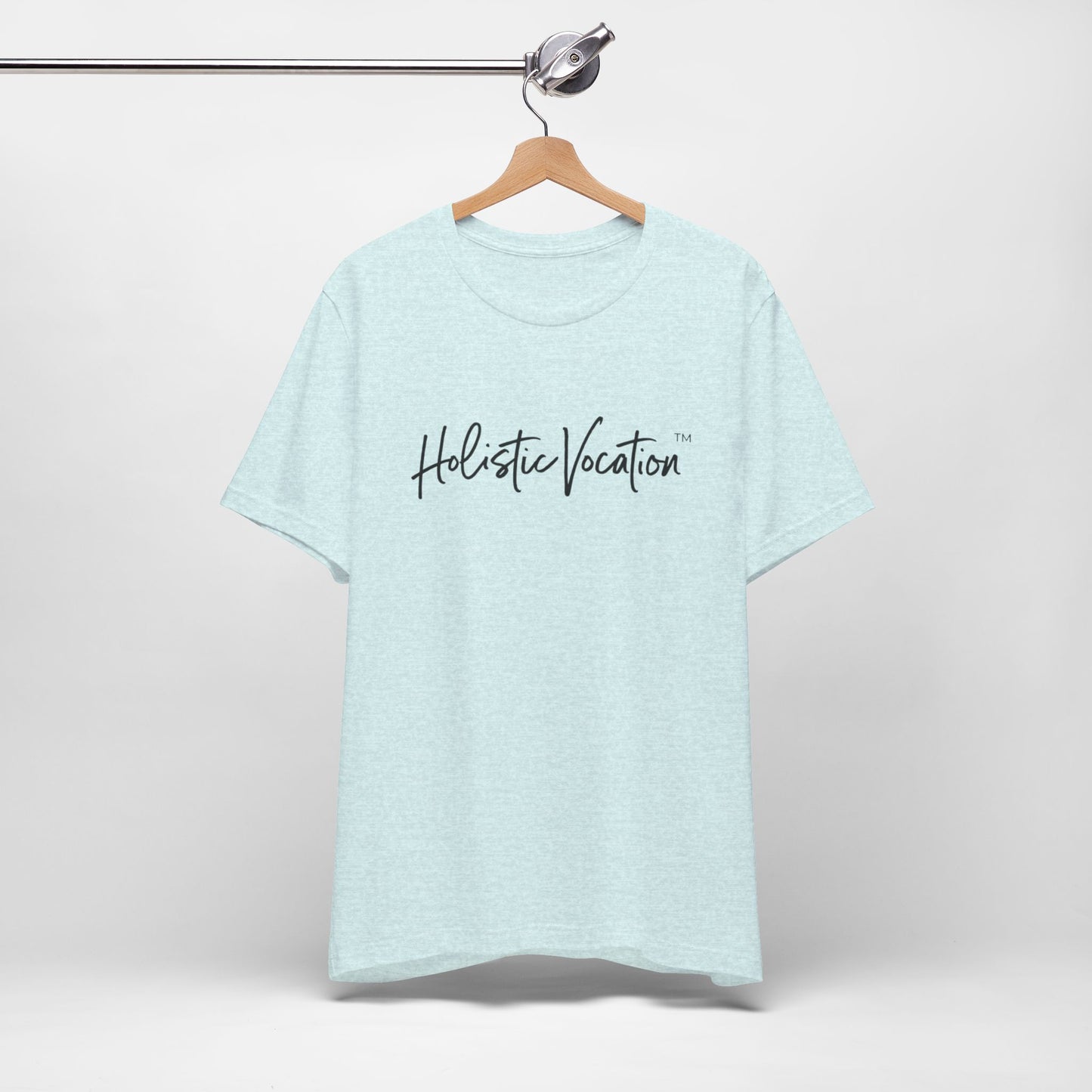 Holistic Vocation Tee — Minimal Script Spiritual Wellness T‑Shirt