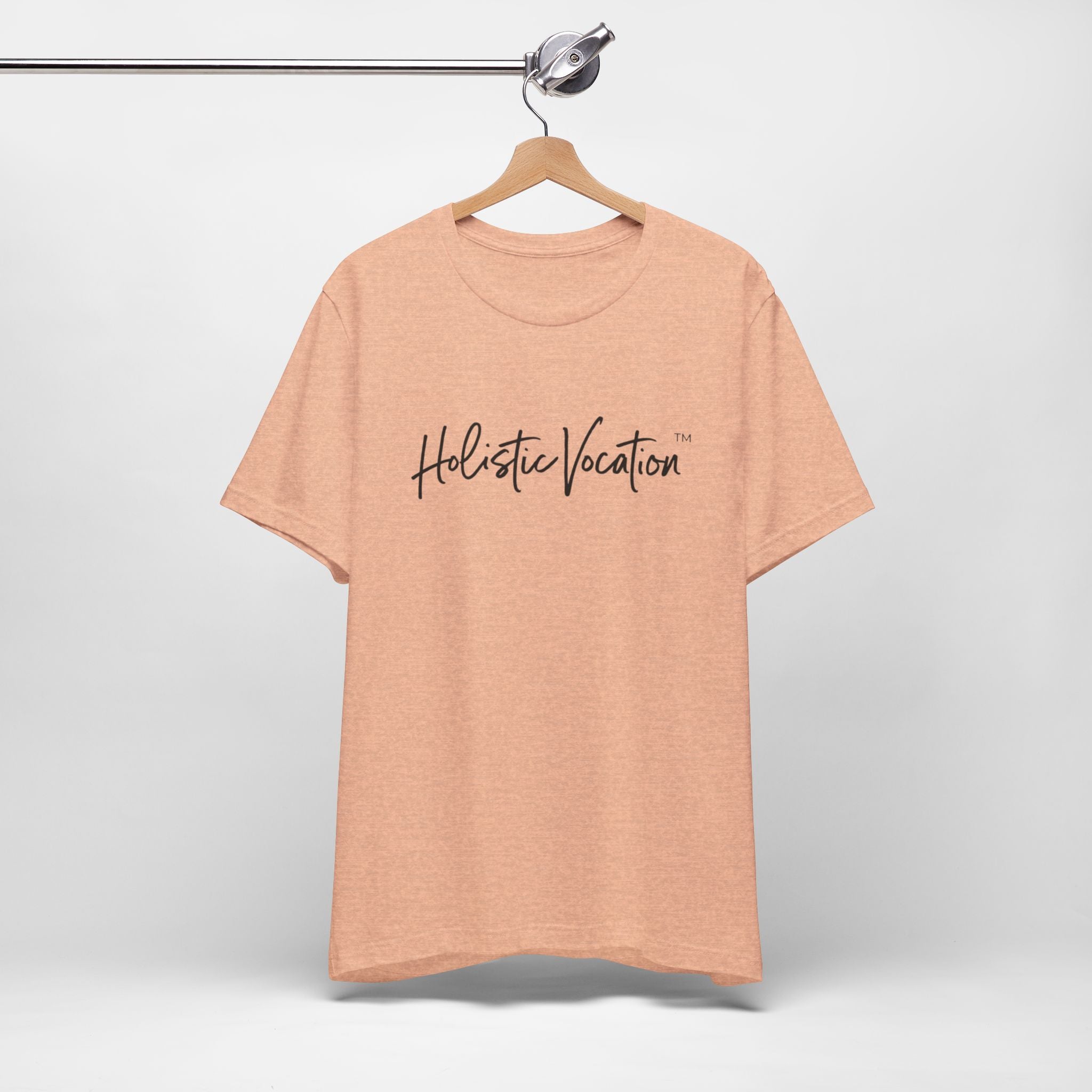 Holistic Vocation Tee — Minimal Script Spiritual Wellness T‑Shirt