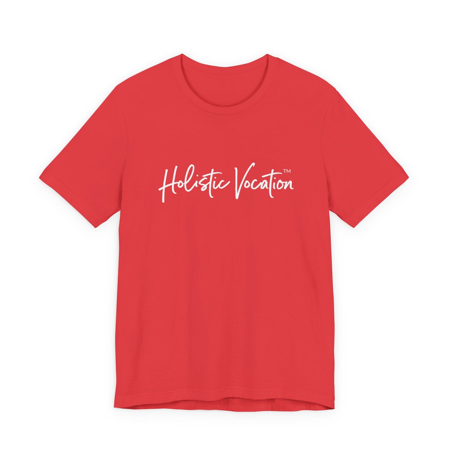 Holistic Vocation Tee — Minimal Script Spiritual Wellness T‑Shirt