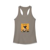 Honor your vocation Cute Pug Yoga Graphic Women's Ideal Racerback Tank