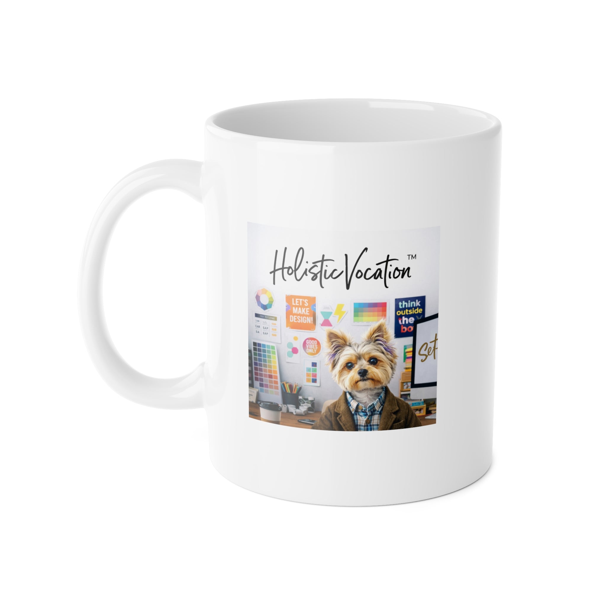 Honor your vocation Dog Desk Mug — 11oz Ceramic Coffee Cup