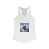 Honor your vocation Dog Portrait Graphic Women's Ideal Racerback Tank
