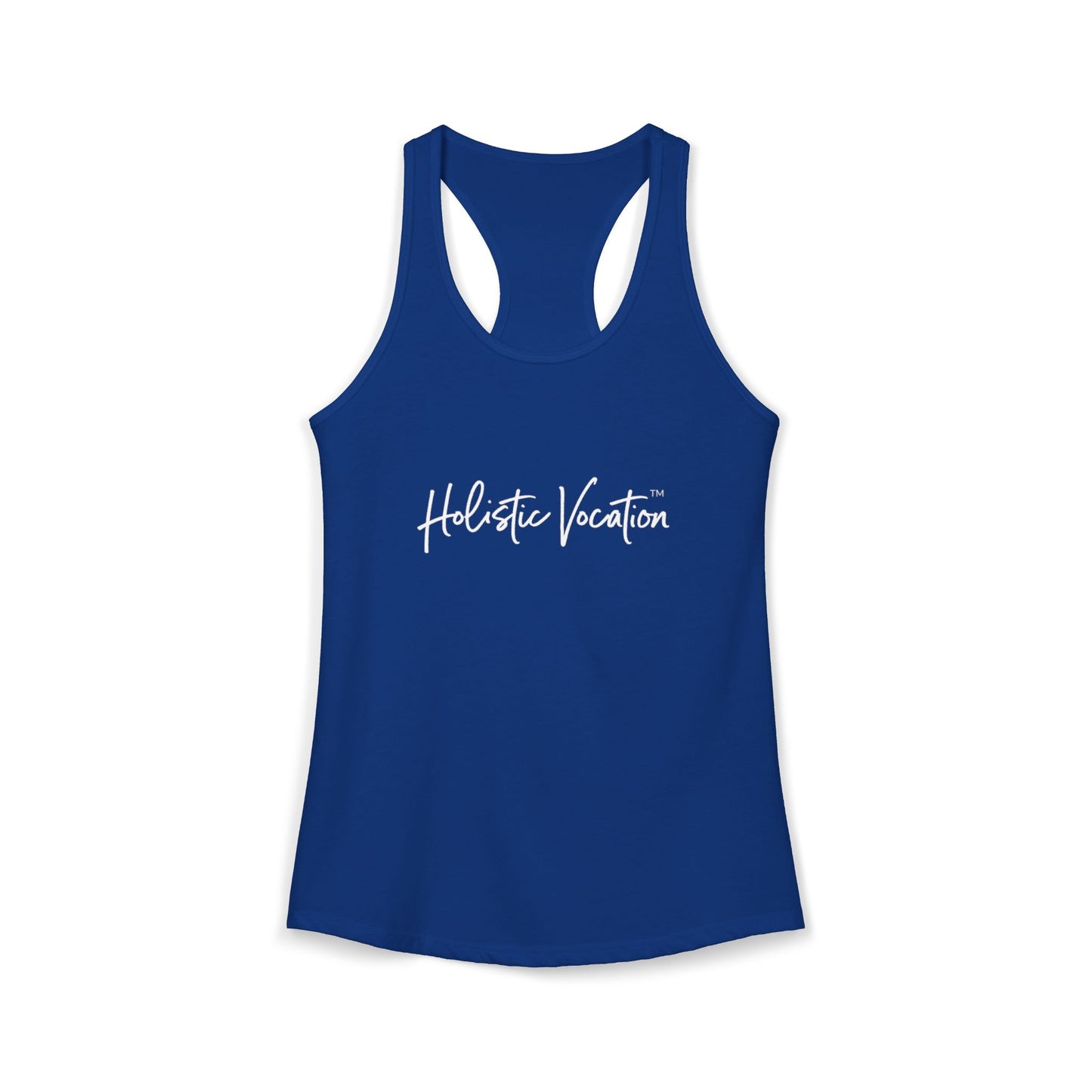 Women's Ideal Racerback Tank - White Design