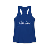 Women's Ideal Racerback Tank - White Design