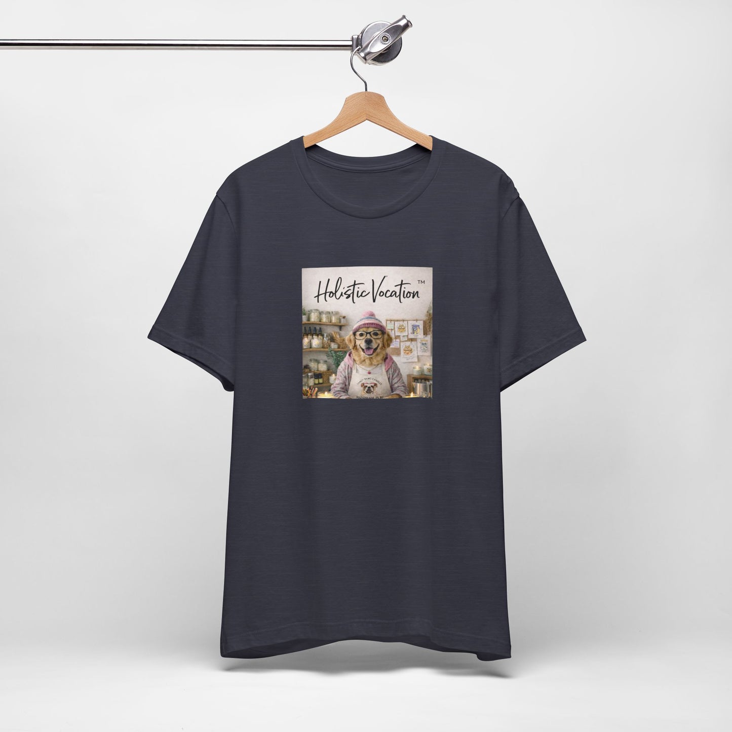 Dog Baker T‑Shirt — "Holistic Vocation" Cute Puppy Baker Graphic Tee