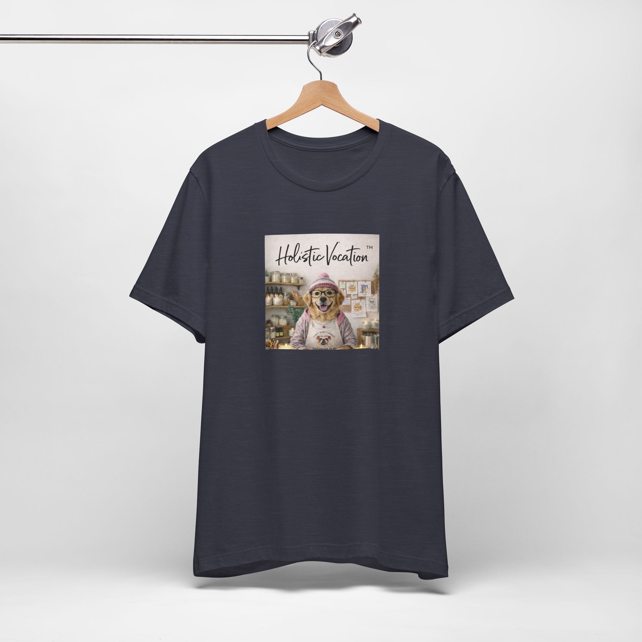 Dog Baker T‑Shirt — "Holistic Vocation" Cute Puppy Baker Graphic Tee