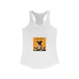 Honor your vocation Cute Pug Yoga Graphic Women's Ideal Racerback Tank