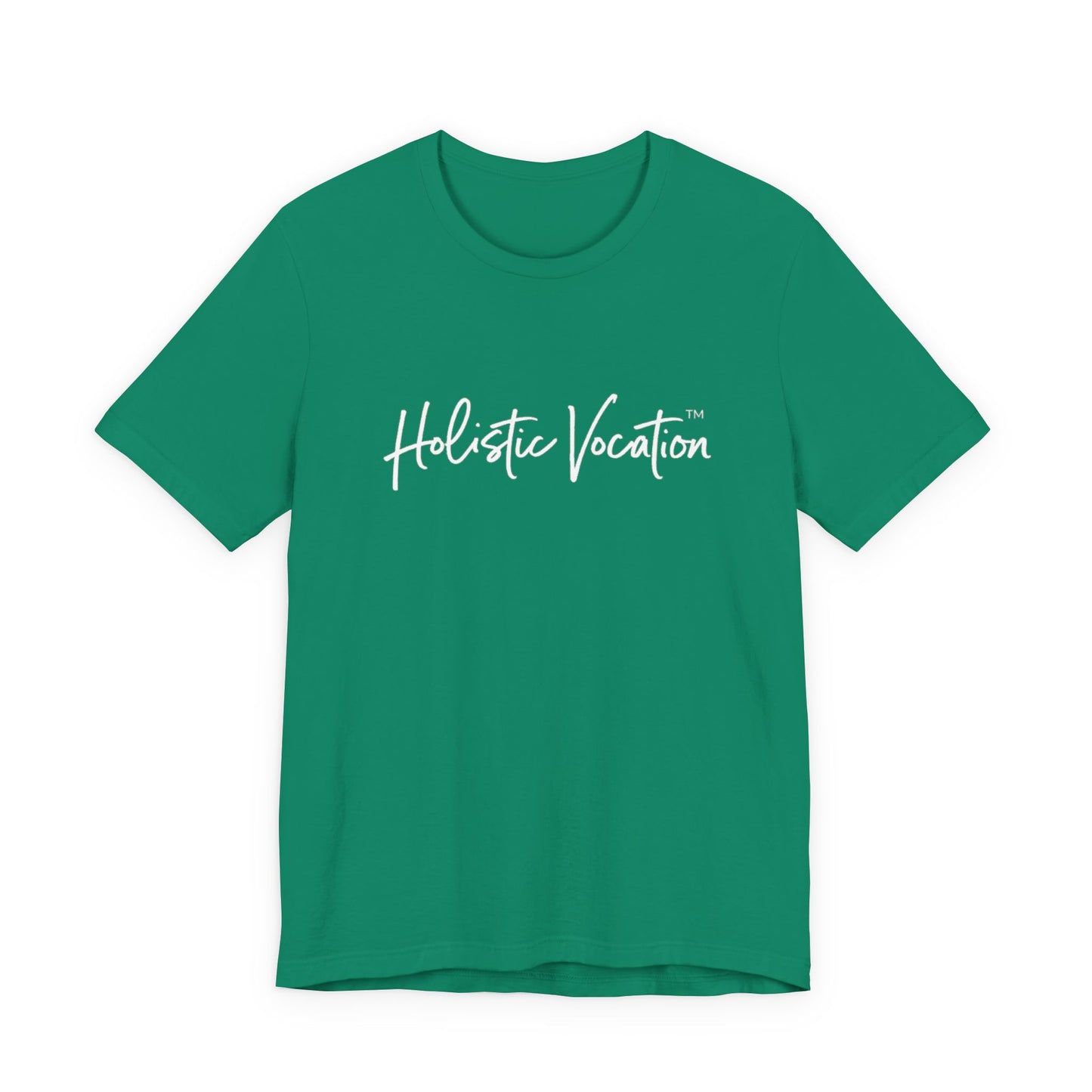 Holistic Vocation Tee — Minimal Script Spiritual Wellness T‑Shirt