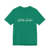 Holistic Vocation Tee — Minimal Script Spiritual Wellness T‑Shirt