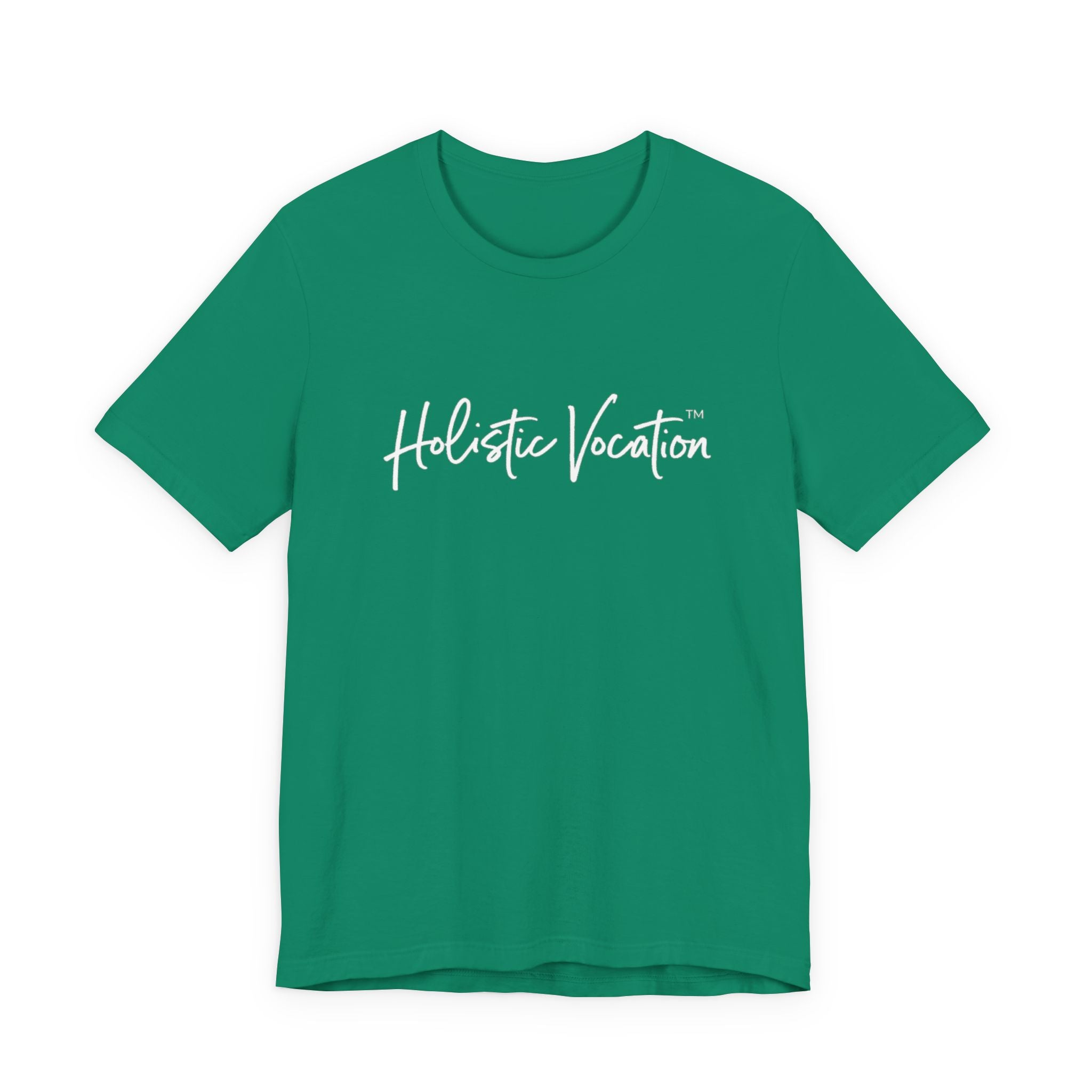 Holistic Vocation Tee — Minimal Script Spiritual Wellness T‑Shirt