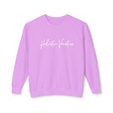 Crewneck Sweatshirt — 'Holistic Vocation' Front + 'got purpose?' Back Minimal Motivational Pullover