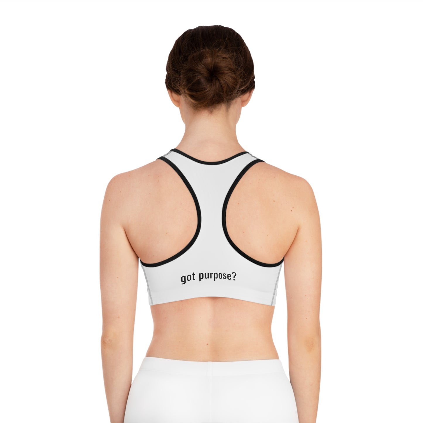 Holistic Vocation Sports Bra — "Got Purpose?" Activewear Crop Top