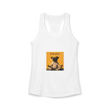 Honor your vocation Cute Pug Yoga Graphic Women's Ideal Racerback Tank