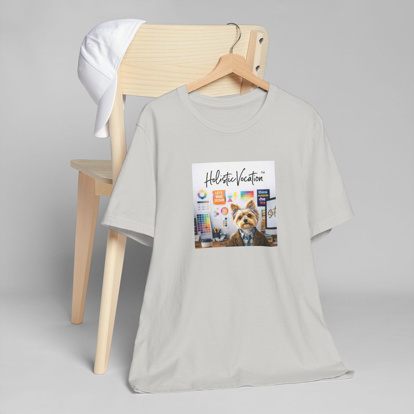 Honor your vocation Yoga Dog T-Shirt – Cute Office Pup Graphic Tee