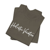 Holistic Vocation Tee — Minimal Script Spiritual Wellness T‑Shirt