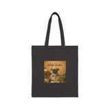 Honor your vocation Tote Bag — Pug Cotton Canvas Tote, Cute Travel Beach Market Bag
