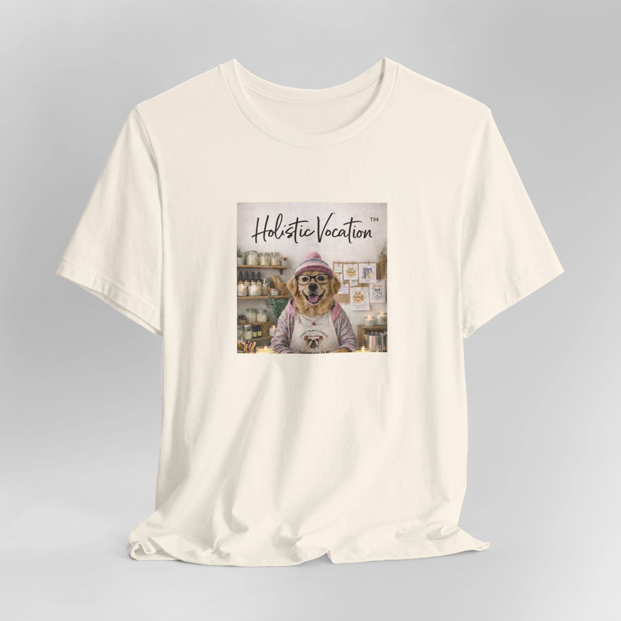 Dog Baker T‑Shirt — "Holistic Vocation" Cute Puppy Baker Graphic Tee