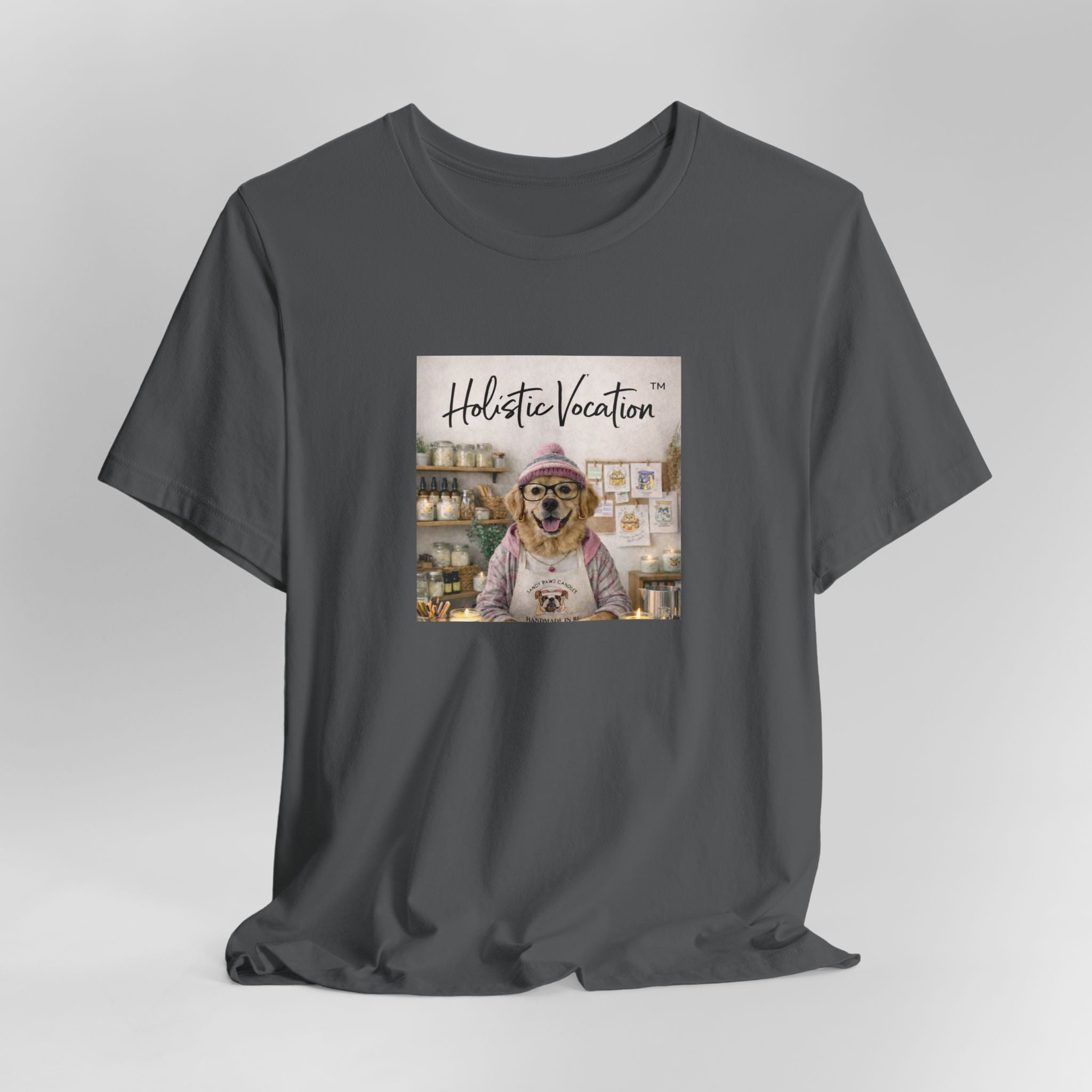 Dog Baker T‑Shirt — "Holistic Vocation" Cute Puppy Baker Graphic Tee
