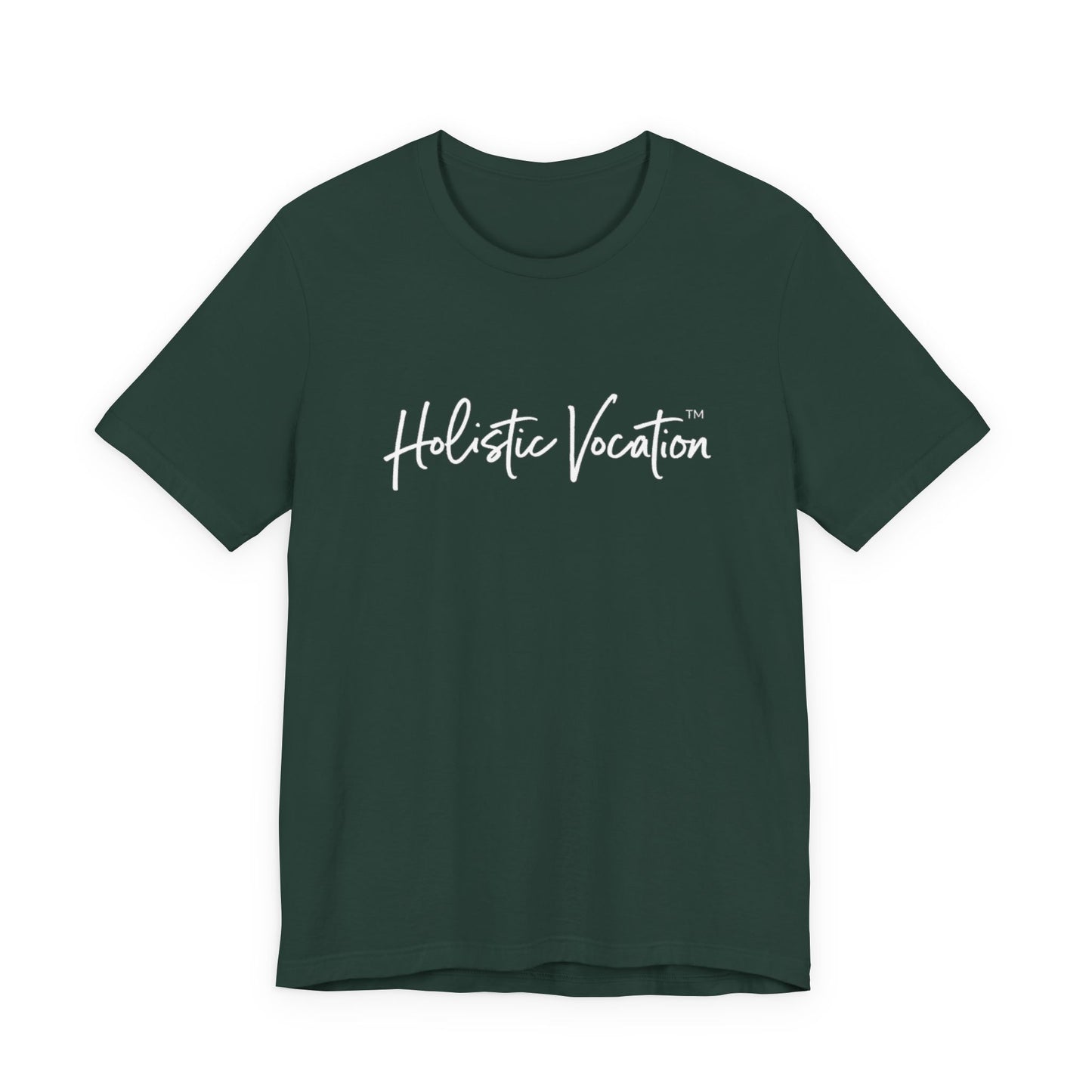 Holistic Vocation Tee — Minimal Script Spiritual Wellness T‑Shirt