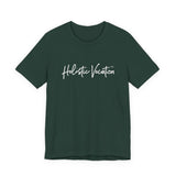 Holistic Vocation Tee — Minimal Script Spiritual Wellness T‑Shirt