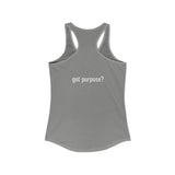 Women's Ideal Racerback Tank - White Design
