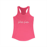 Women's Ideal Racerback Tank - White Design
