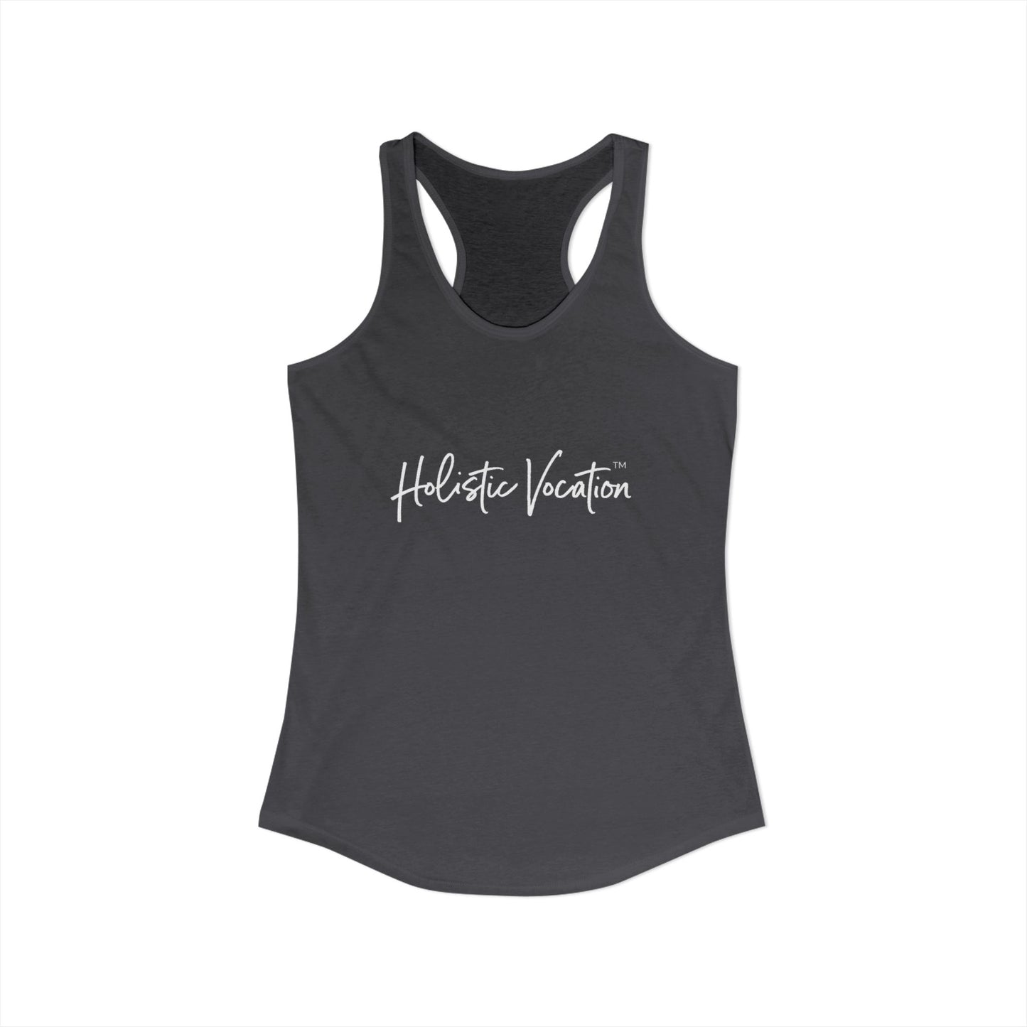 Women's Ideal Racerback Tank - White Design