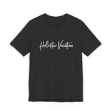 Holistic Vocation Tee — Minimal Script Spiritual Wellness T‑Shirt