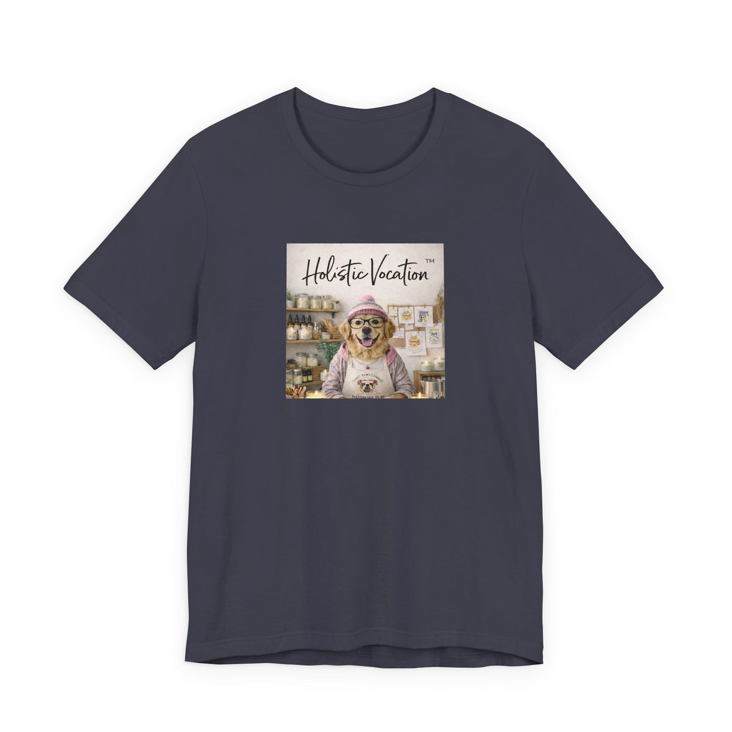 Dog Baker T‑Shirt — "Holistic Vocation" Cute Puppy Baker Graphic Tee