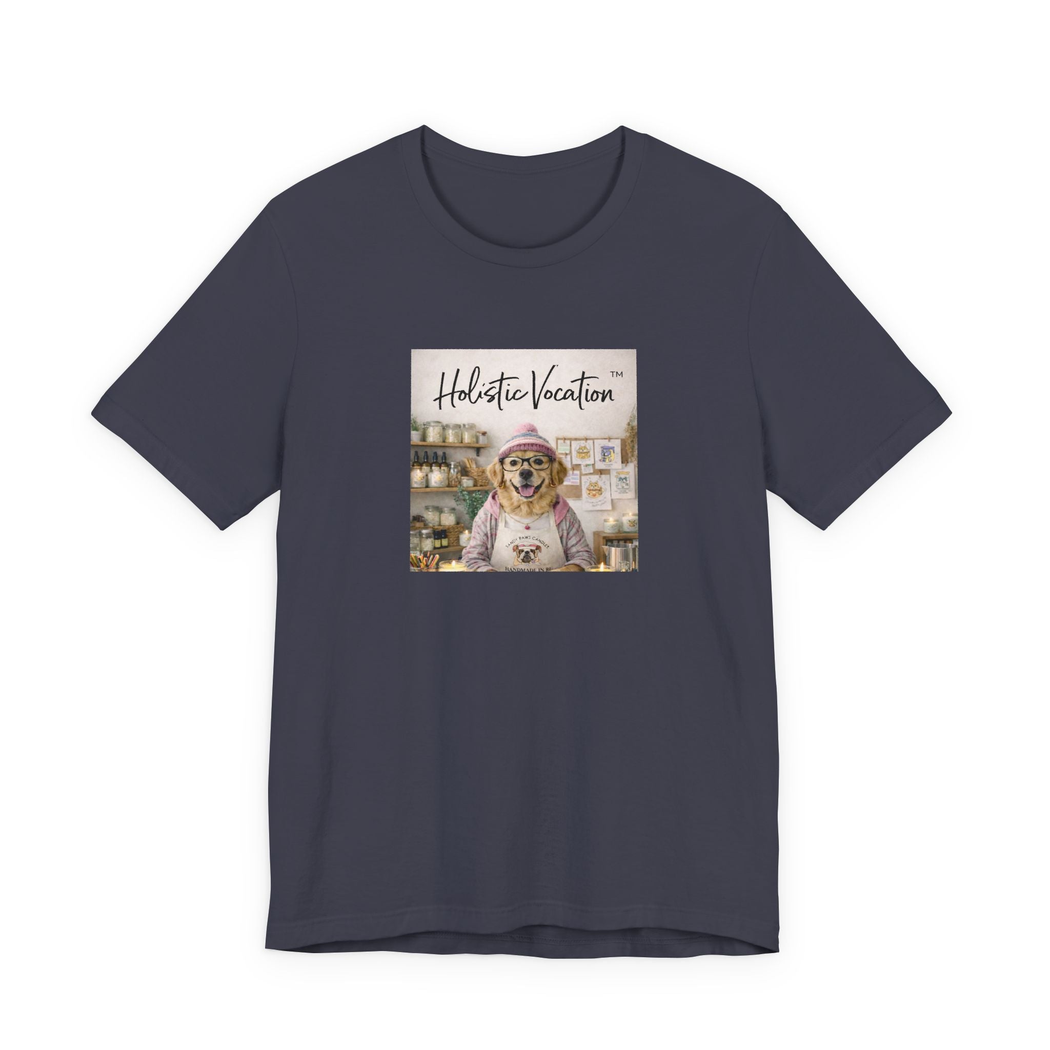 Dog Baker T‑Shirt — "Holistic Vocation" Cute Puppy Baker Graphic Tee