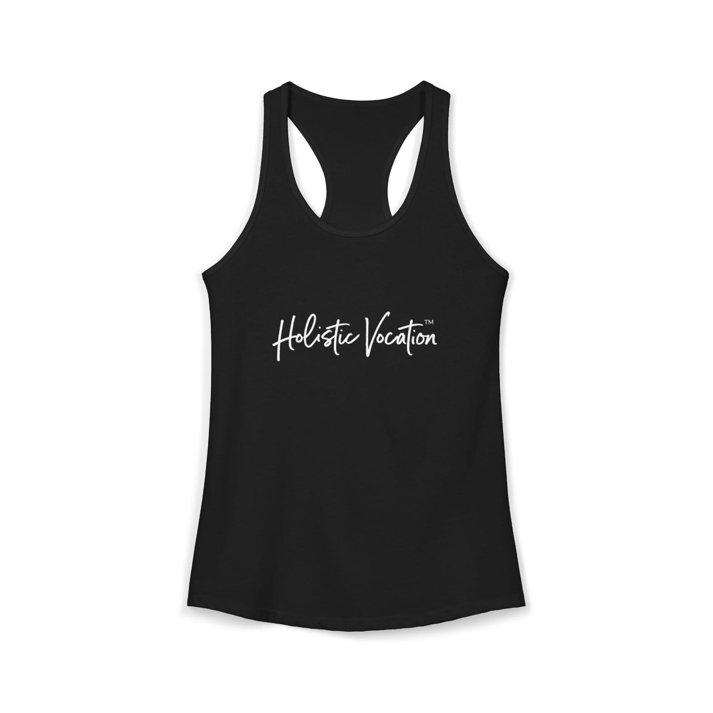 Women's Ideal Racerback Tank - White Design
