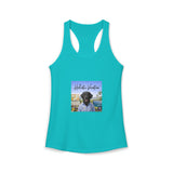 Honor your vocation Dog Portrait Graphic Women's Ideal Racerback Tank
