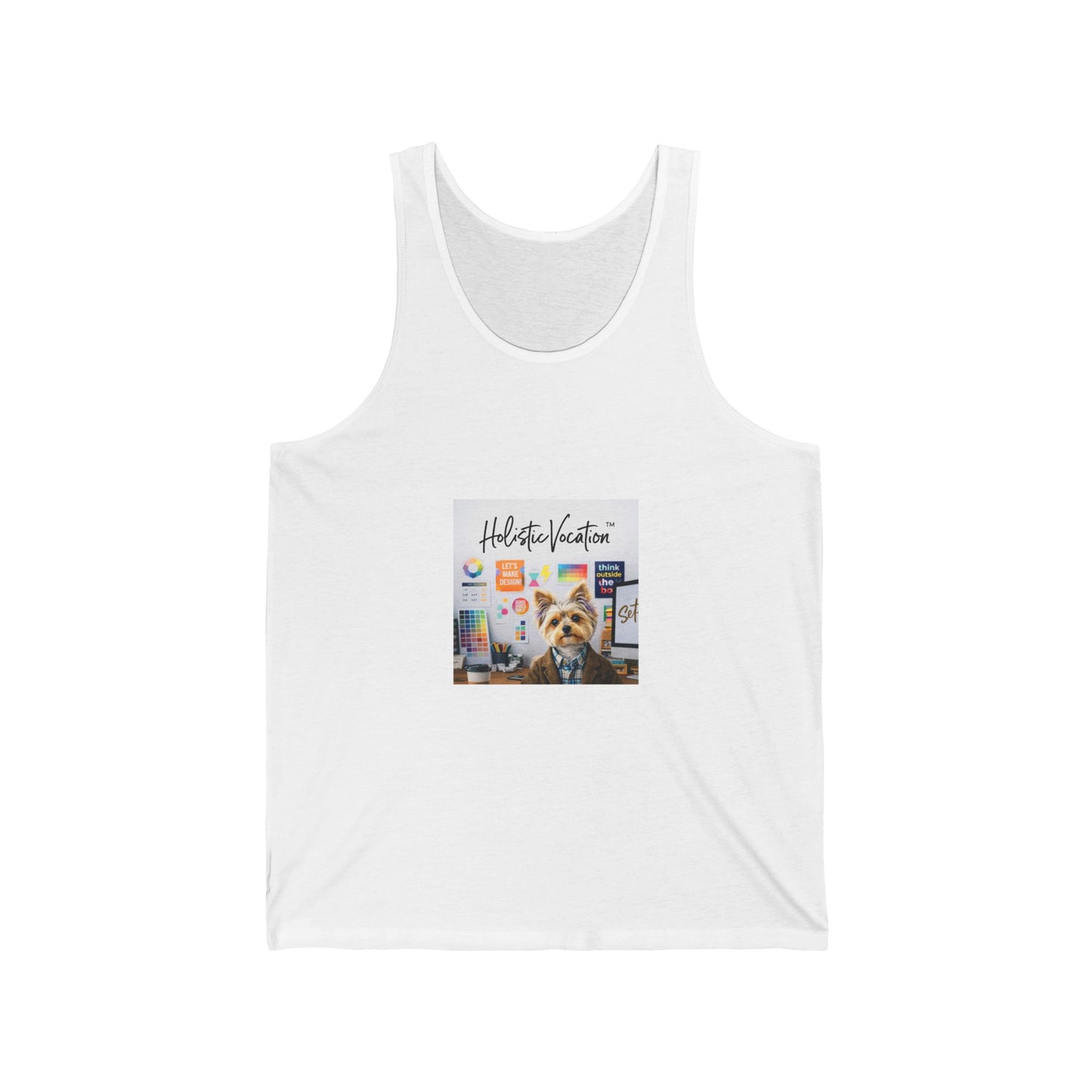 Honor your vocation Vibes Tank Top — "Hello Vocation" Beachy Summer Tank