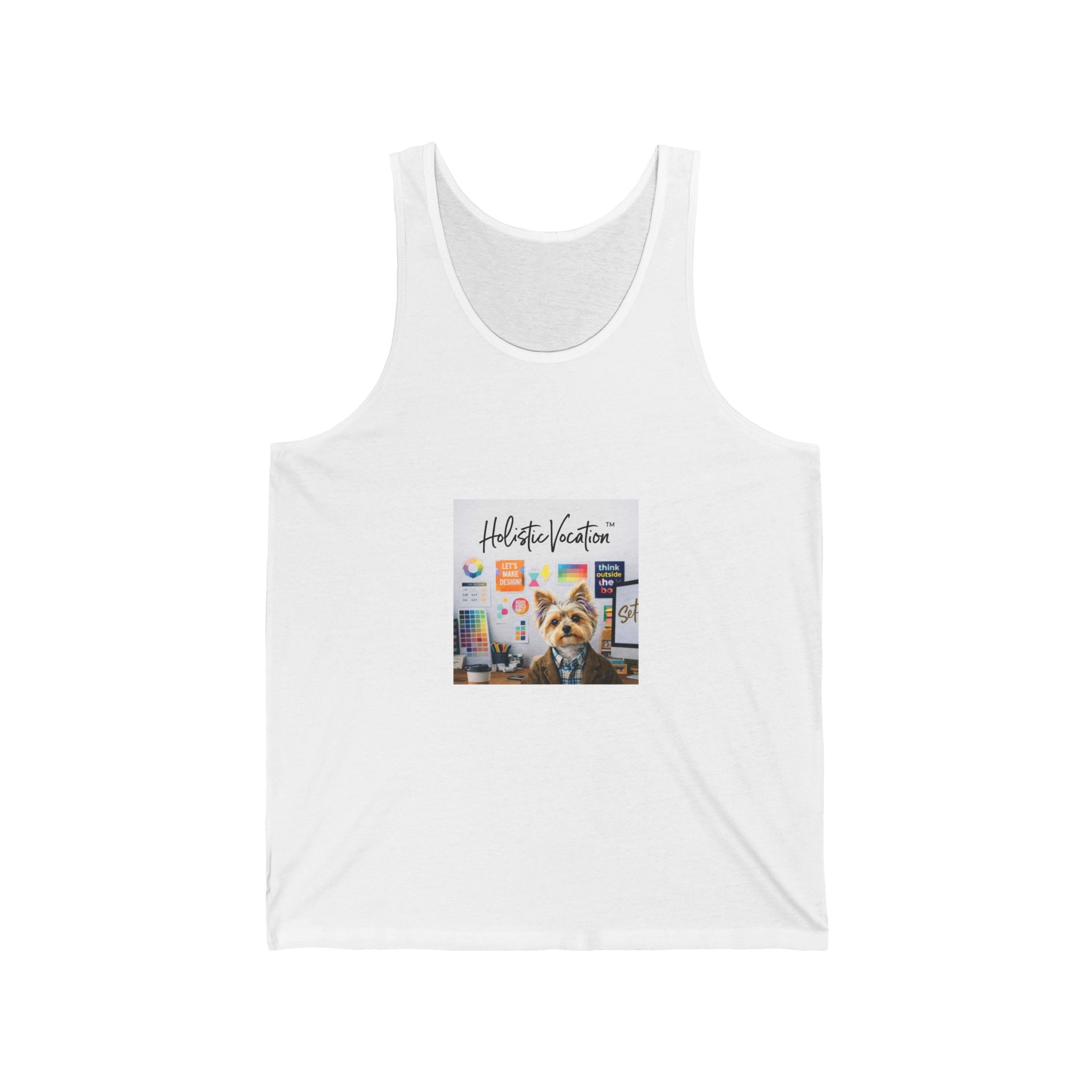 Honor your vocation Vibes Tank Top — "Hello Vocation" Beachy Summer Tank
