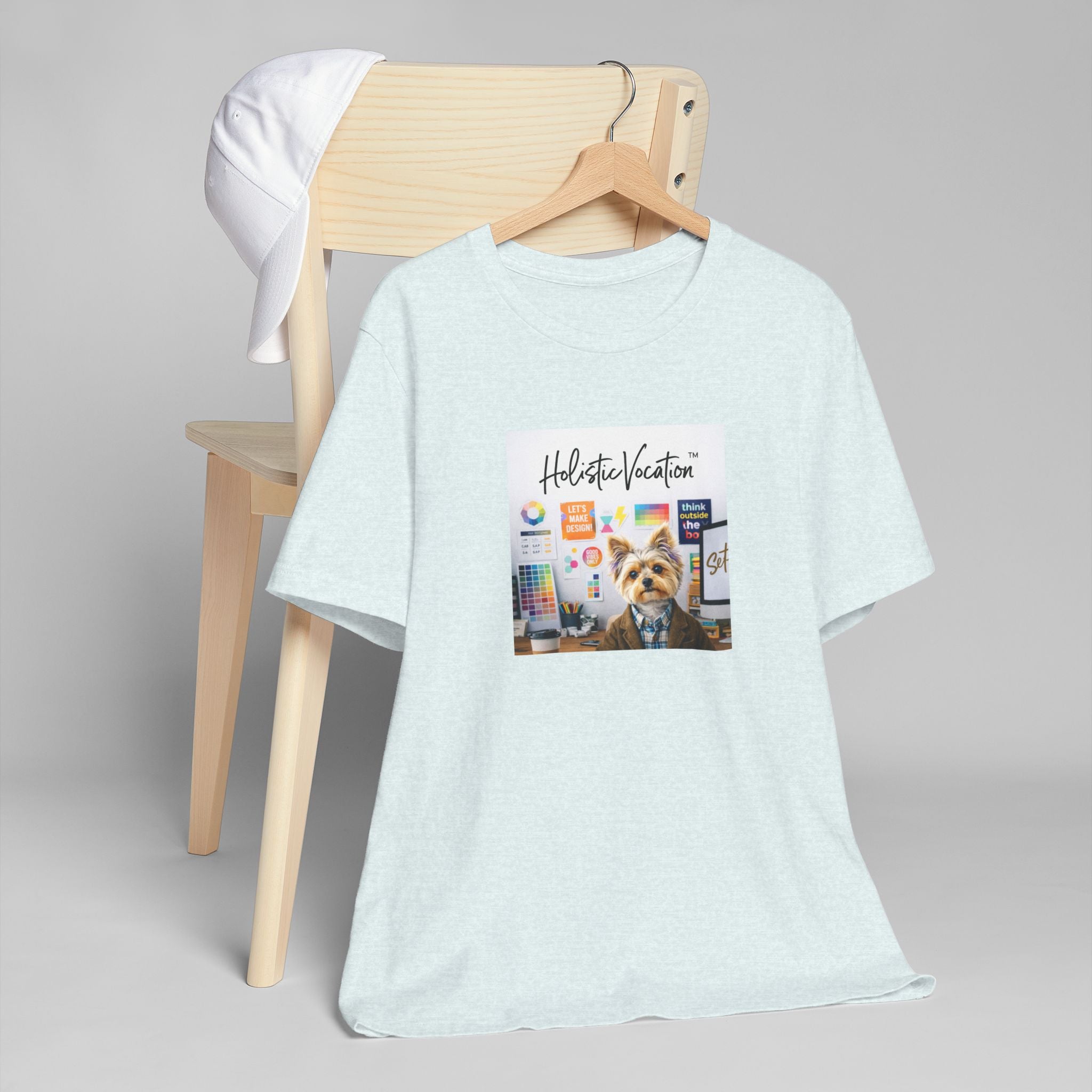 Honor your vocation Yoga Dog T-Shirt – Cute Office Pup Graphic Tee