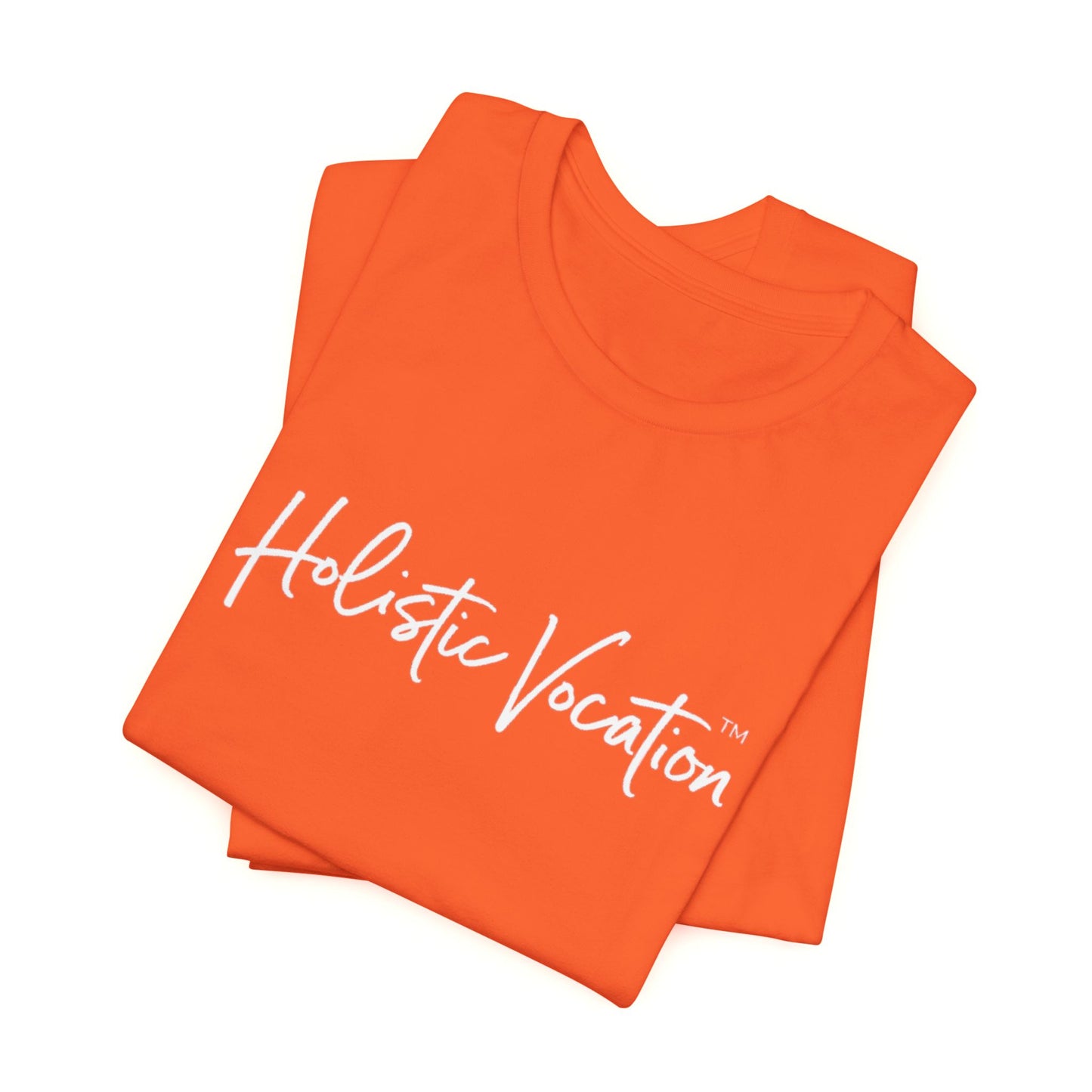 Holistic Vocation Tee — Minimal Script Spiritual Wellness T‑Shirt