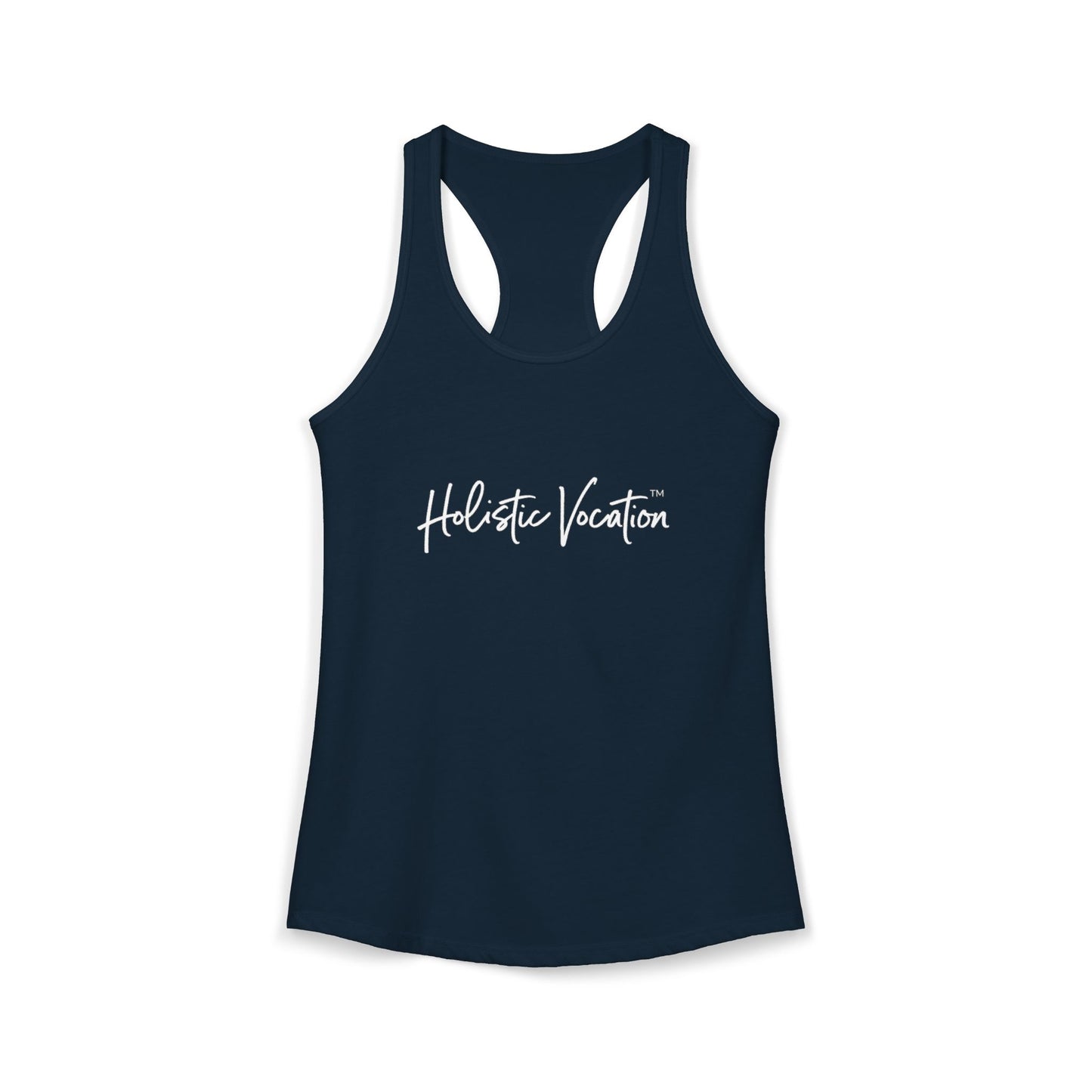 Women's Ideal Racerback Tank - White Design