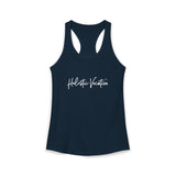 Women's Ideal Racerback Tank - White Design