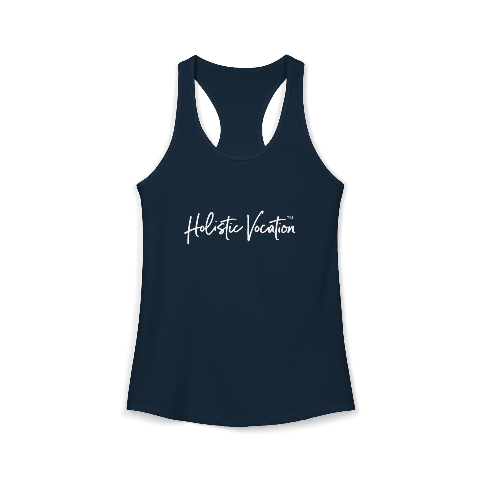 Women's Ideal Racerback Tank - White Design