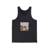 Honor your vocation Vocation Dog Tank Top — "Hello Vacation" Cute Pup Summer Tank