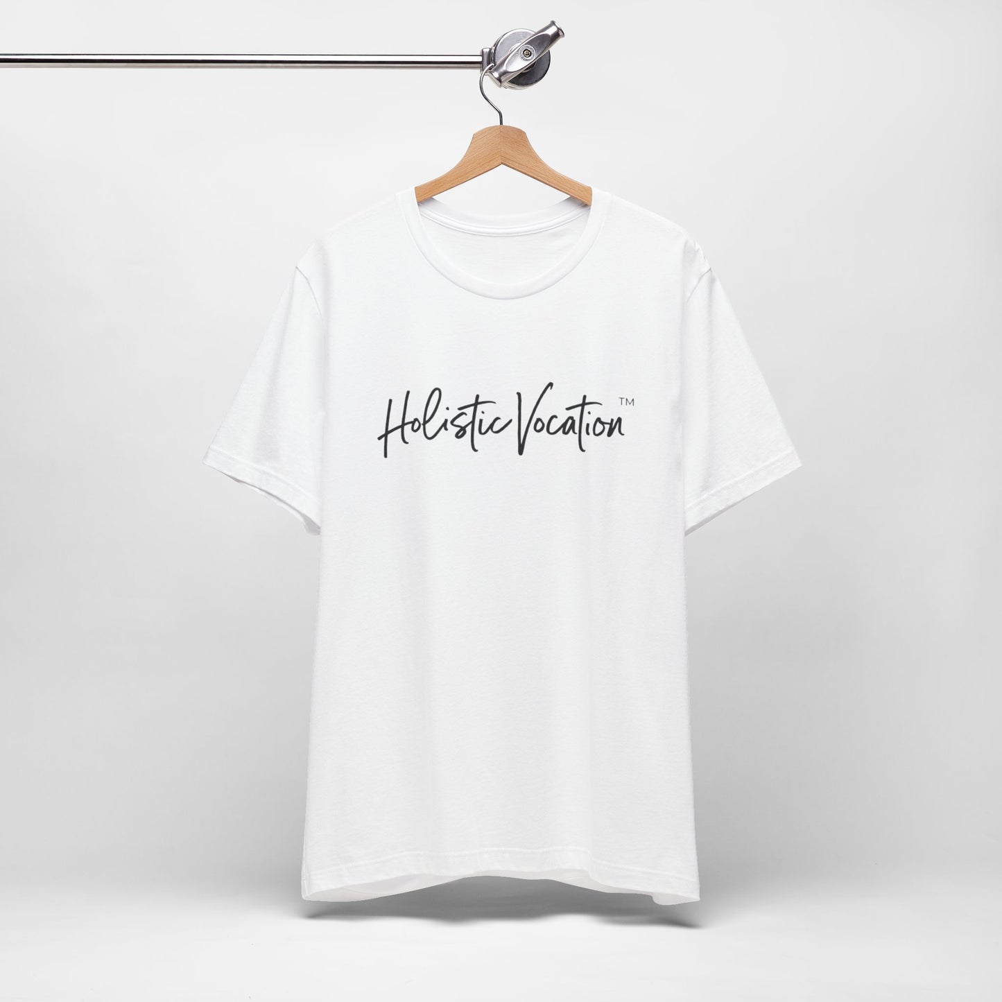 Holistic Vocation Tee — Minimal Script Spiritual Wellness T‑Shirt