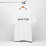 Holistic Vocation Tee — Minimal Script Spiritual Wellness T‑Shirt