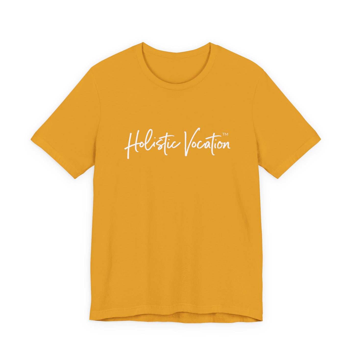 Holistic Vocation Tee — Minimal Script Spiritual Wellness T‑Shirt