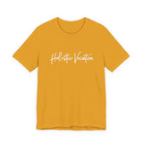 Holistic Vocation Tee — Minimal Script Spiritual Wellness T‑Shirt