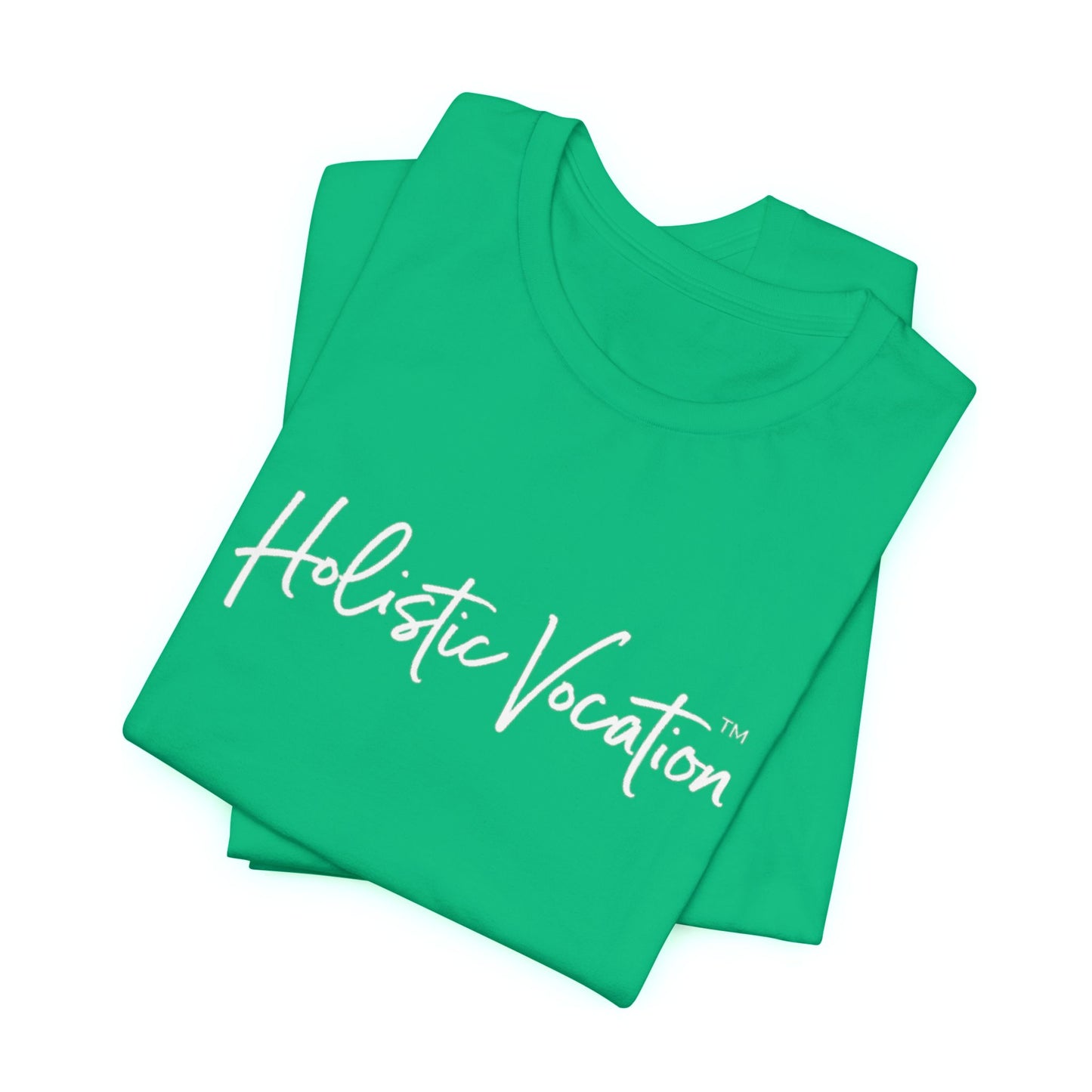 Holistic Vocation Tee — Minimal Script Spiritual Wellness T‑Shirt
